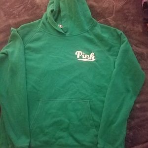 Vs Pink Green Sweatshirt size Med